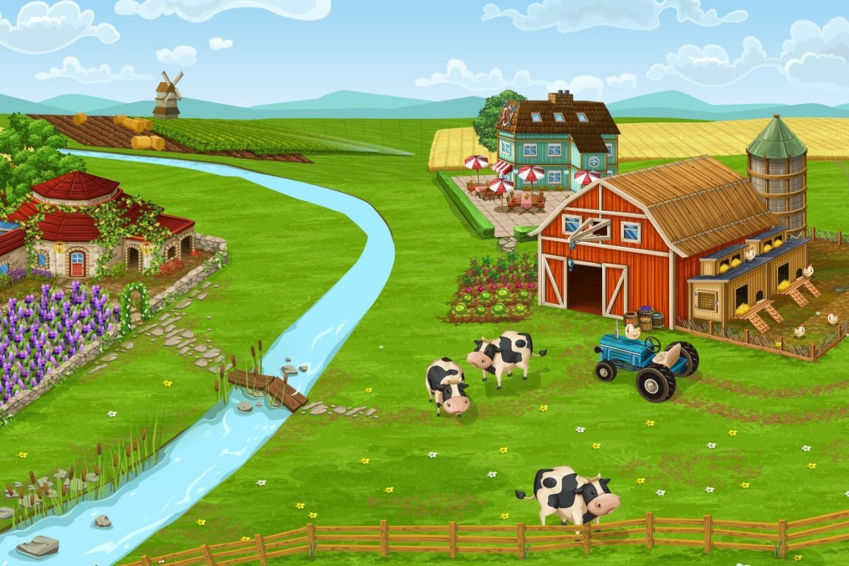 Ферма картинка для детей