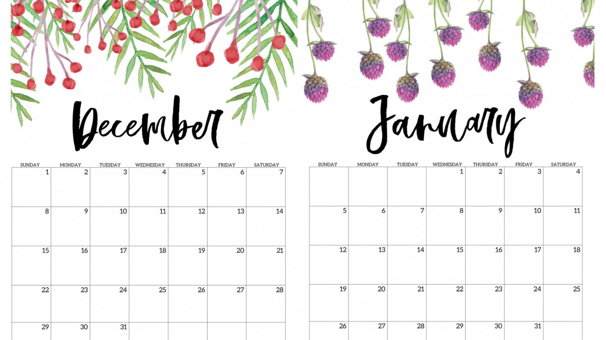 Календарь декабрь