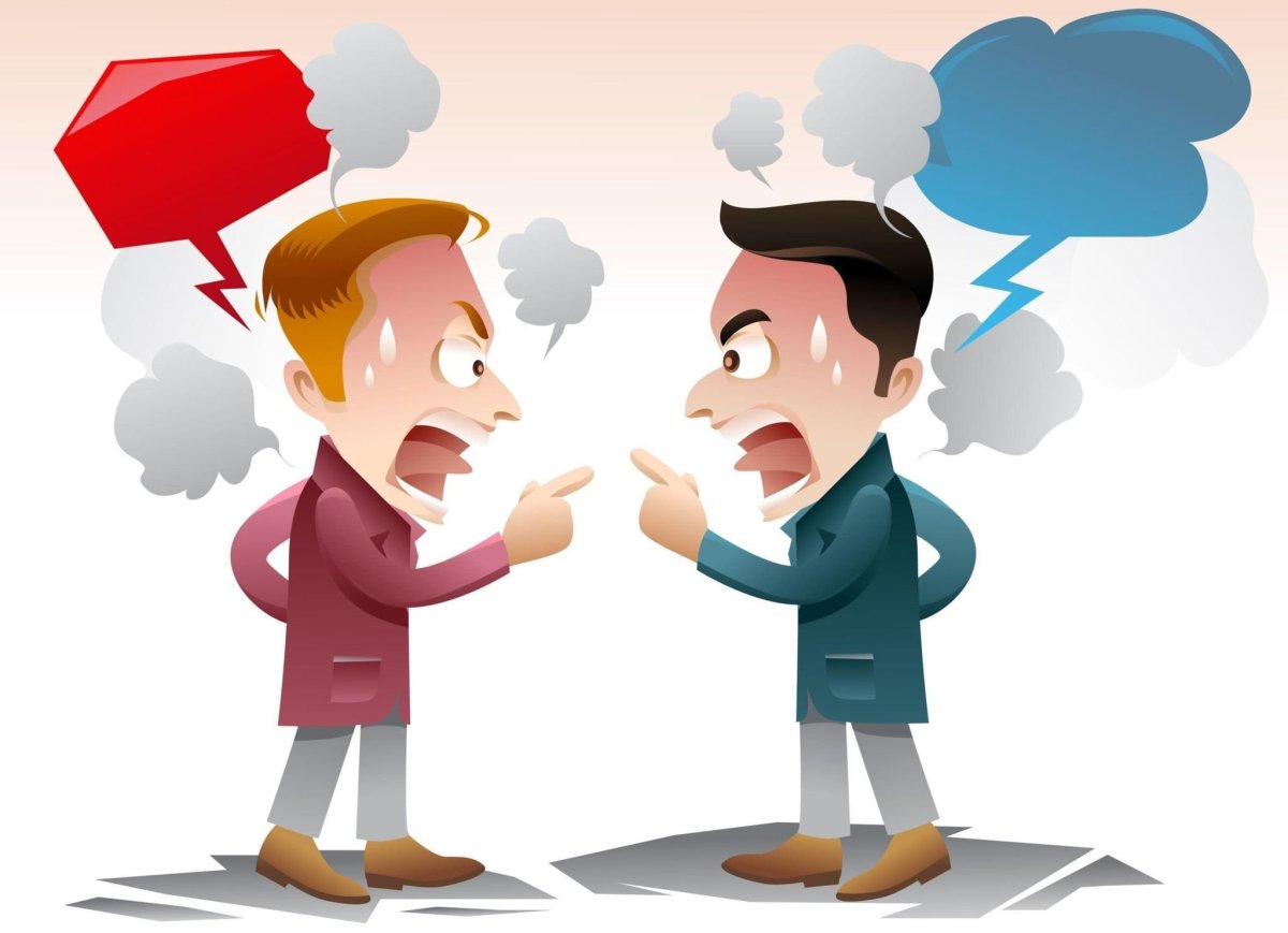 Конфликт иллюстрация