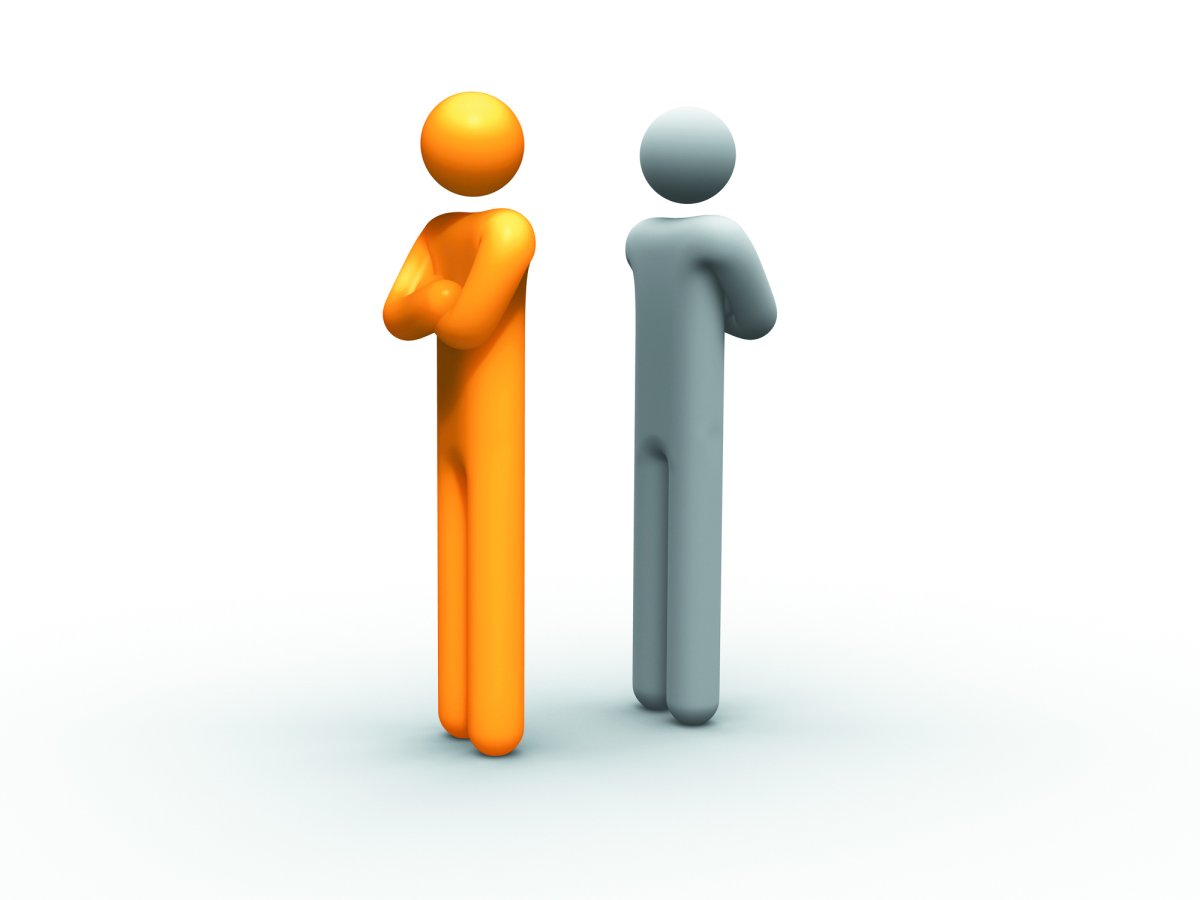 Конфликт на белом фоне