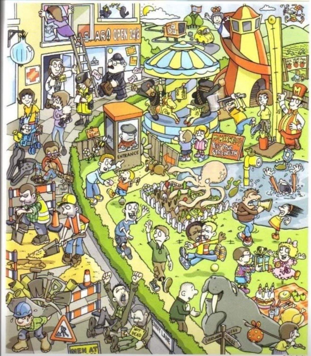 Зашифрованные книги в картинках