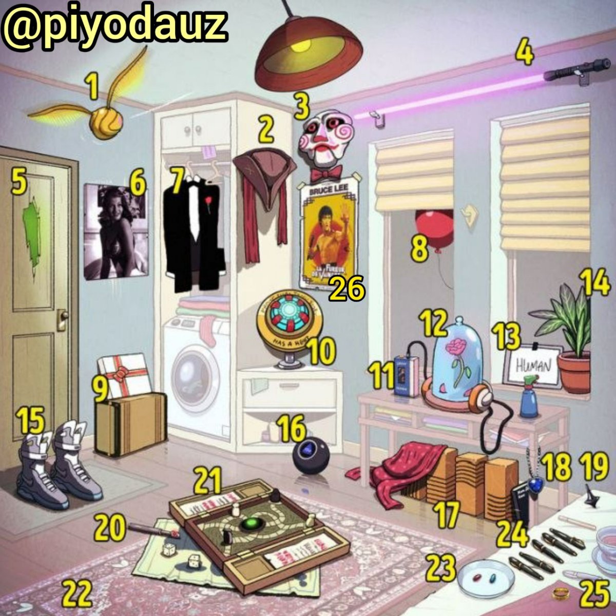 25 Фильмов зашифрованных на картинке