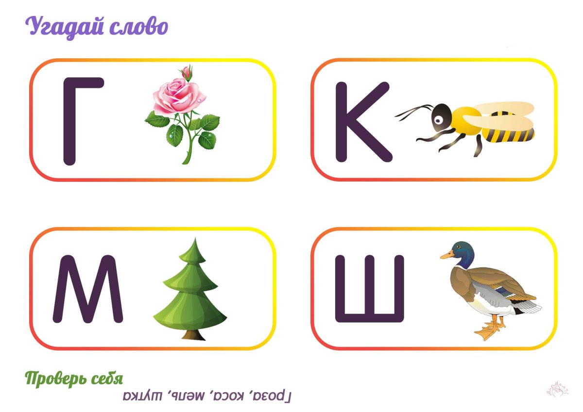 Ребусы для детей 5-6 лет