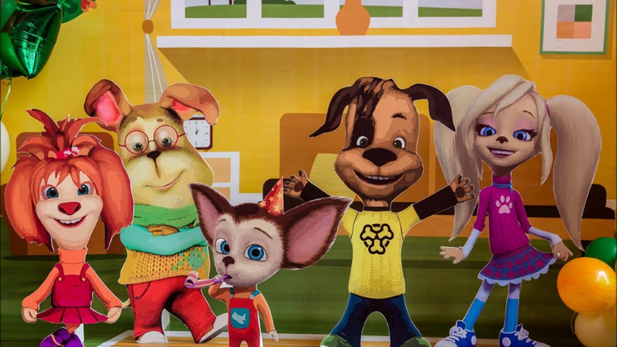 Барбоскины Лиза и дружок и малыш