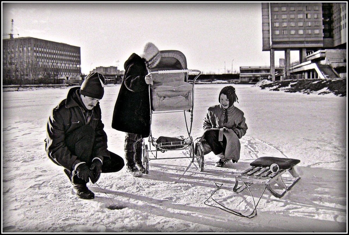 Москва зимой 80х Тропарево