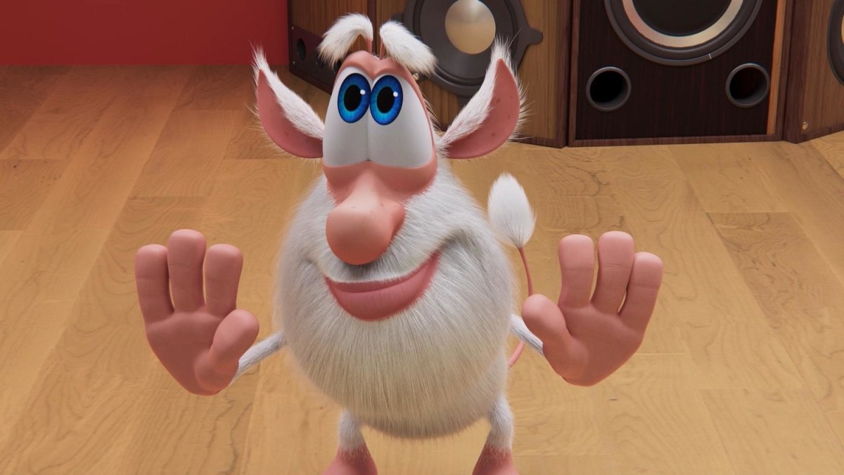 Буба смеется