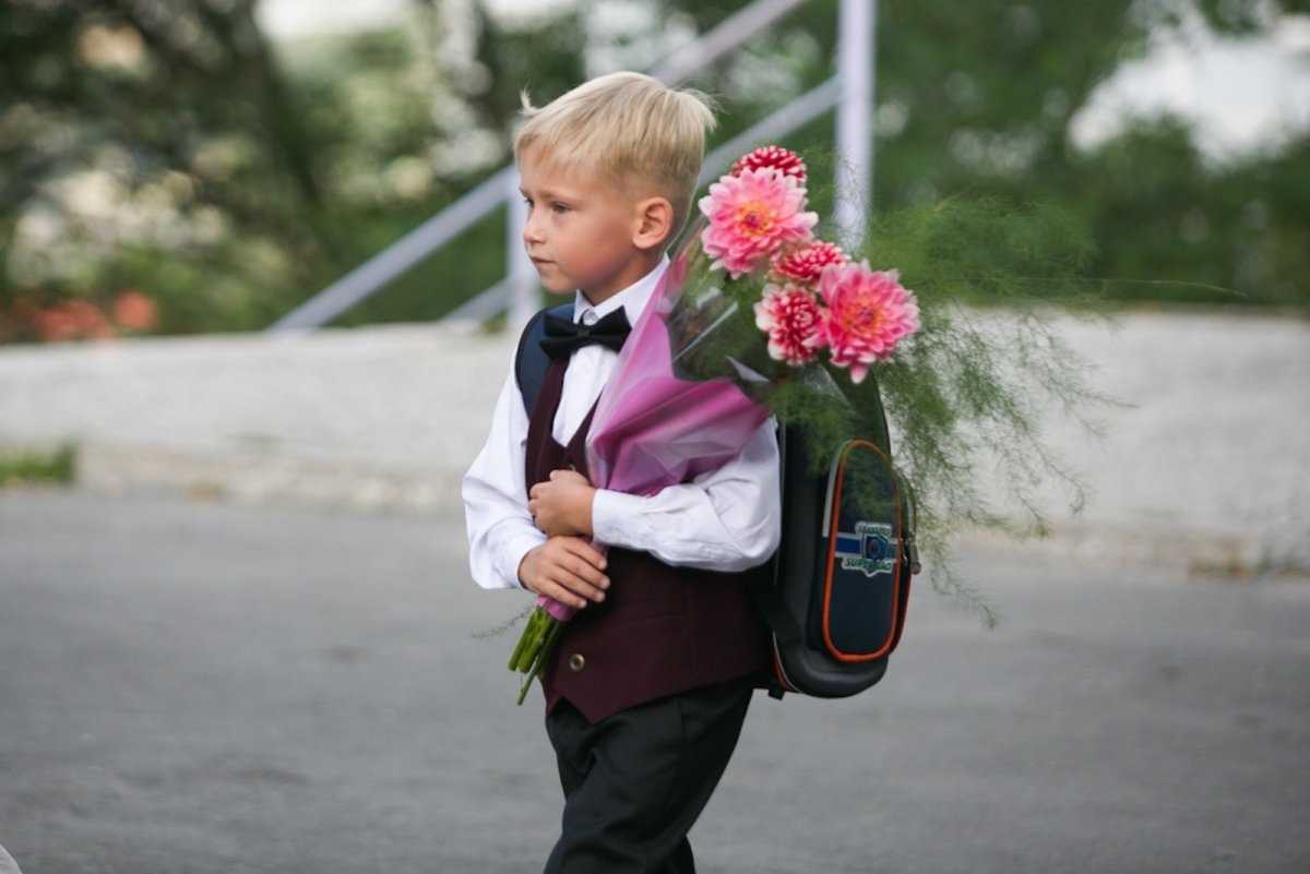 Мальчик и девочка ученики