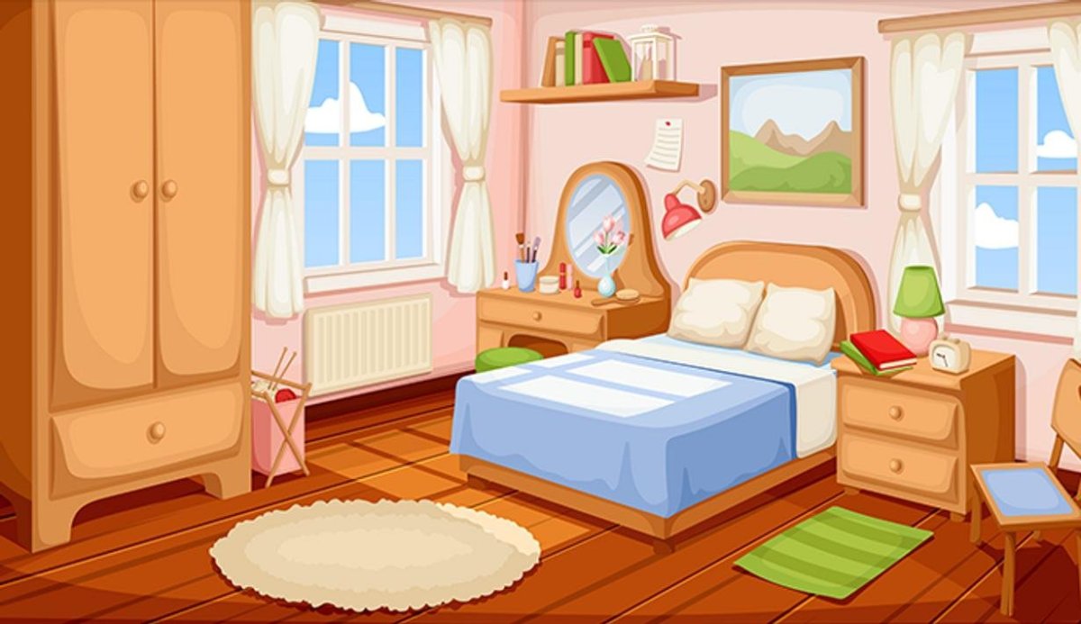 Спальня мультяшный