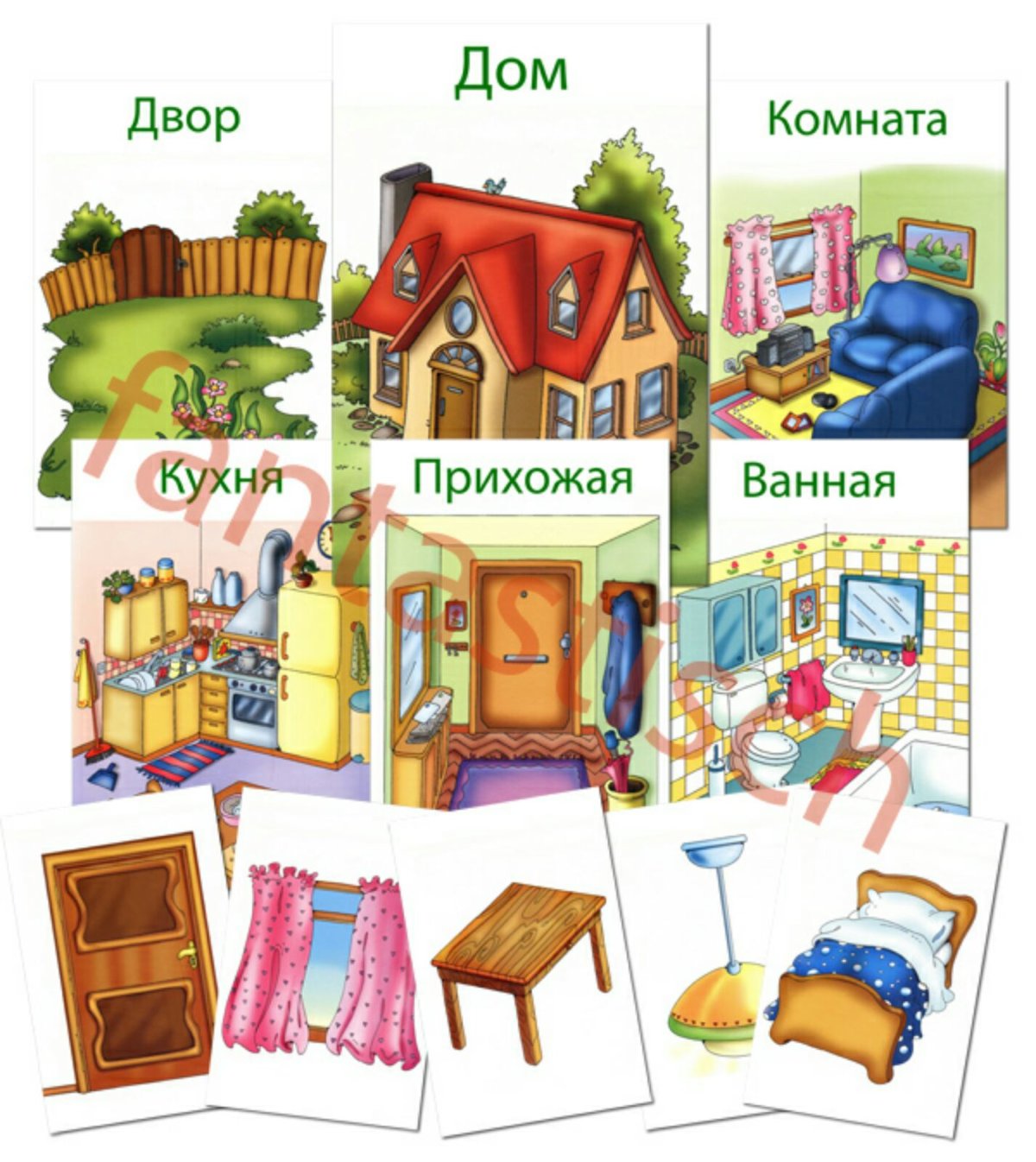 Лексическая тема дом квартира