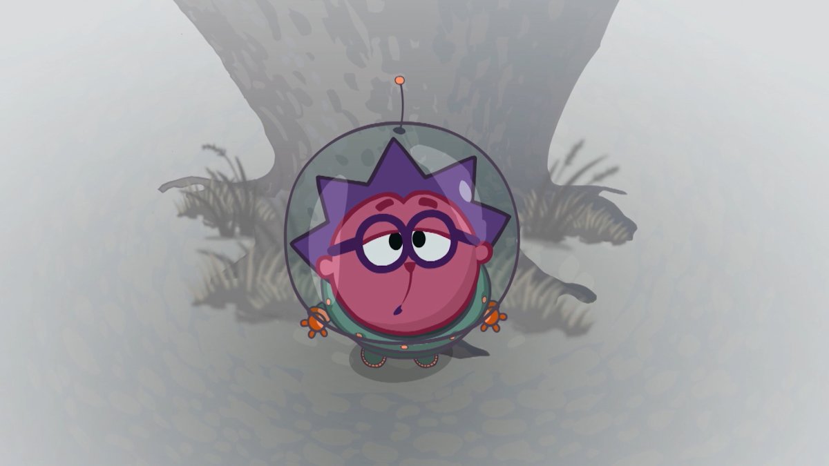 Смешарики Ёжик в туманности