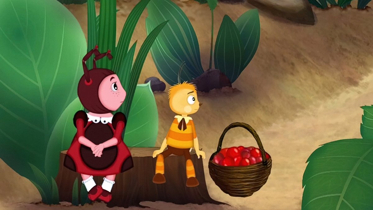 Лунтик Мила и Пчеленок