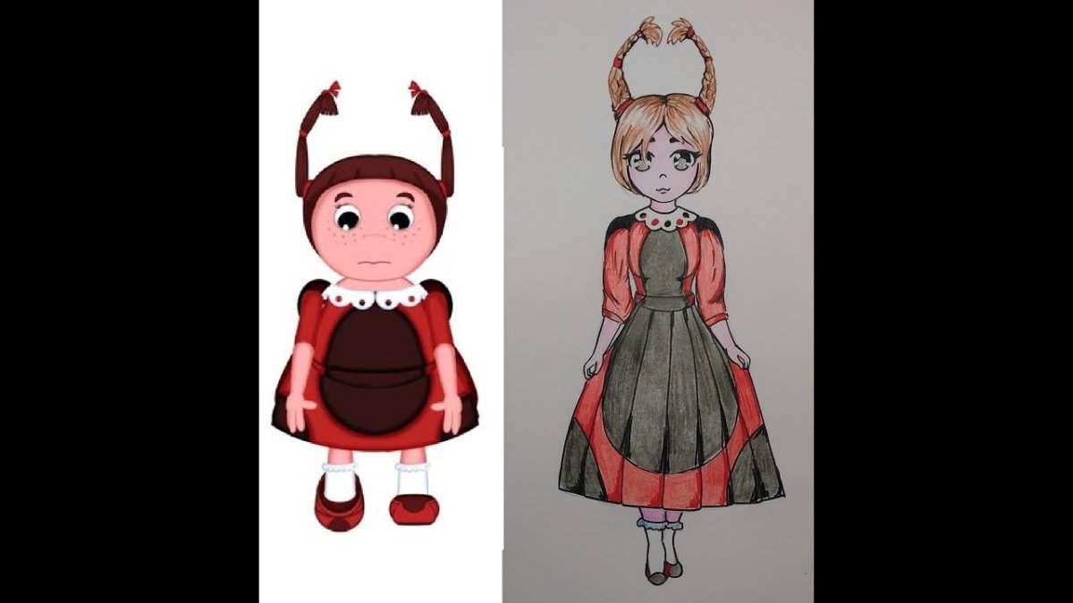 Лунтик пчелёнок раскраска