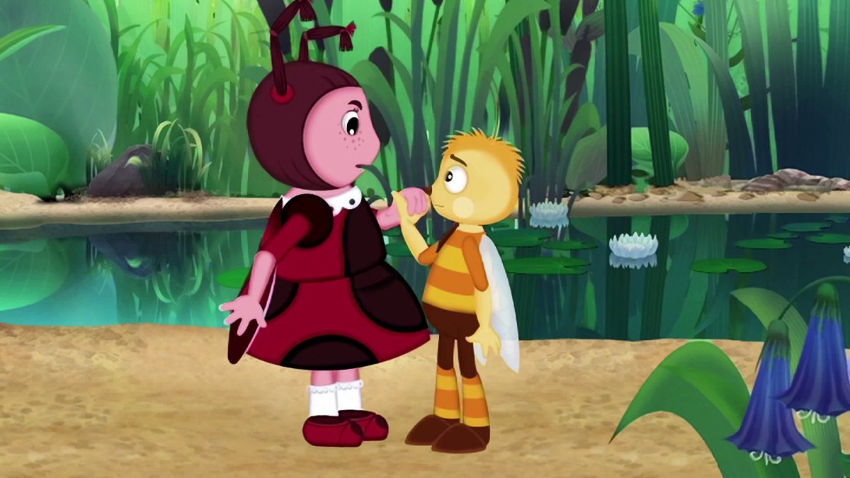 Герои мультика Лунтик Мила