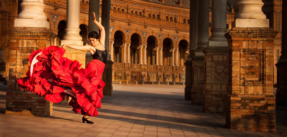 Фламенко на улицах Барселоны