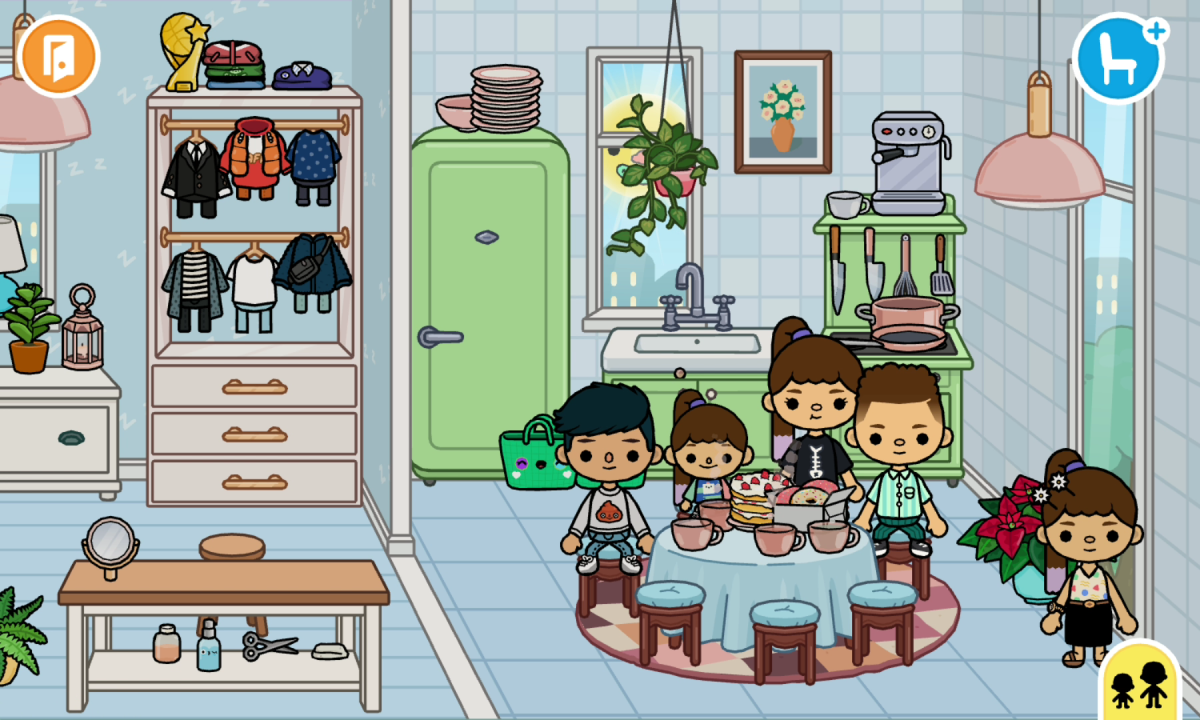 Тока бока комнаты кухня