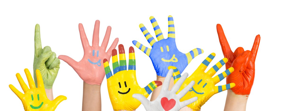 Сердце из ладошек