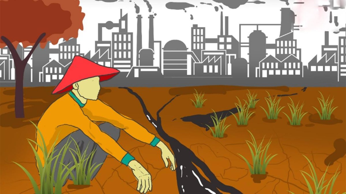 Рисунки по загрязнению почвы