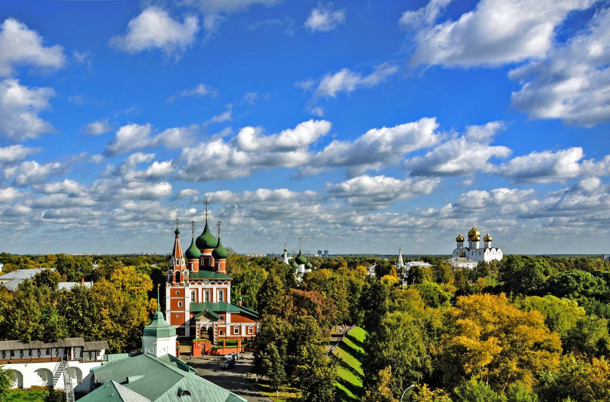 Ярославль город сверху
