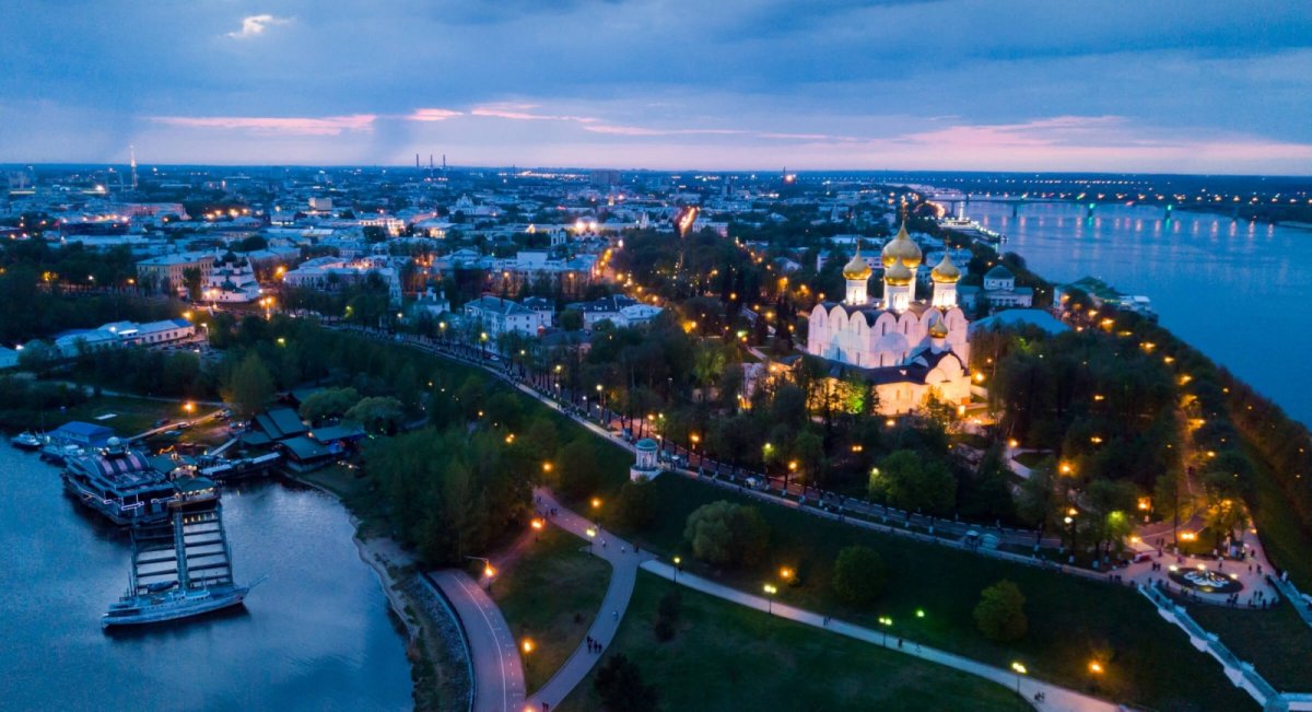 Ярославль ночью