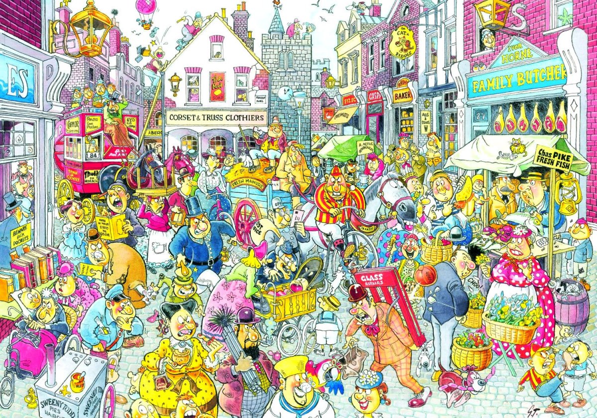 Много деталей