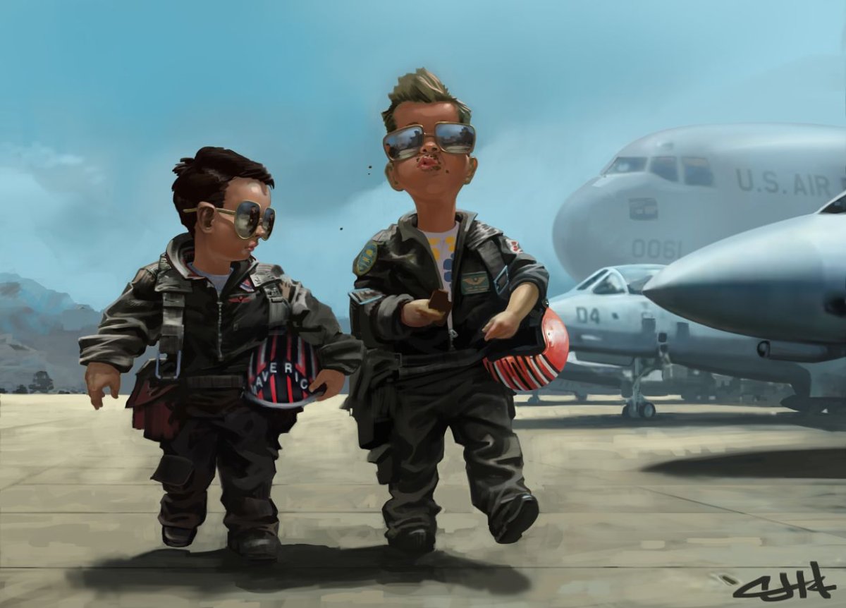 Top Gun арты