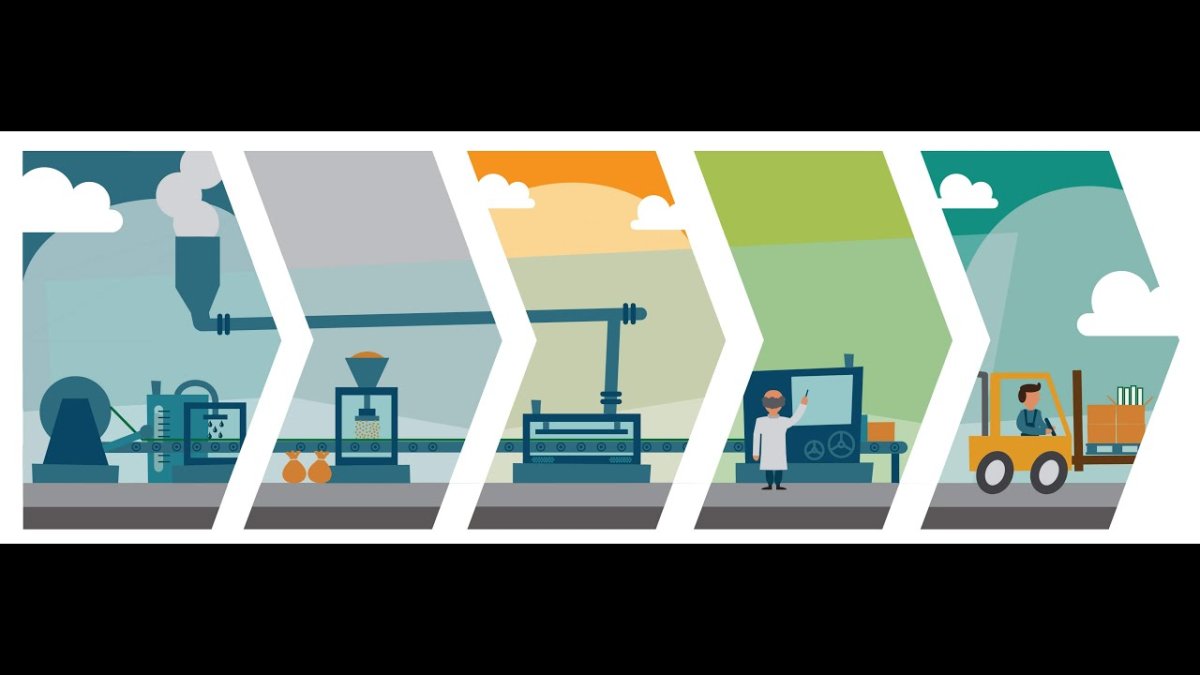 Производство иллюстрация