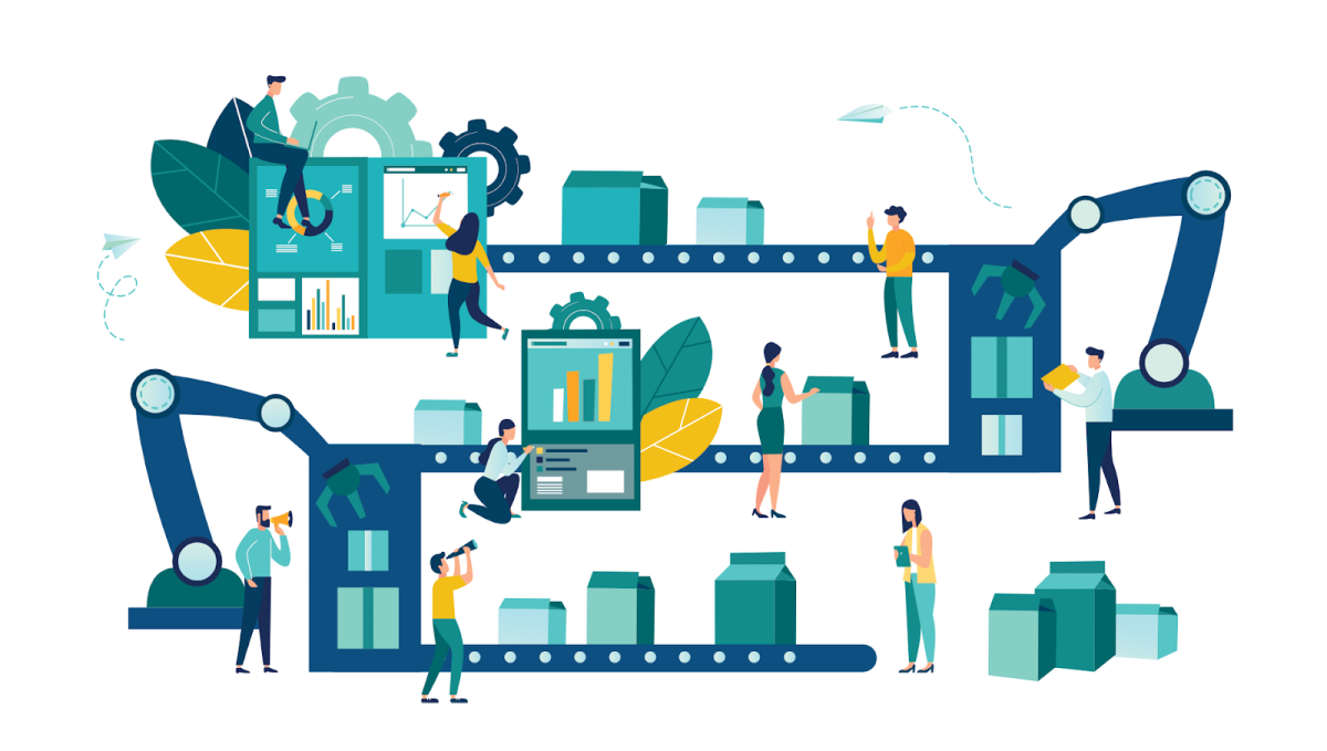 Векторные изображения автоматизация производства