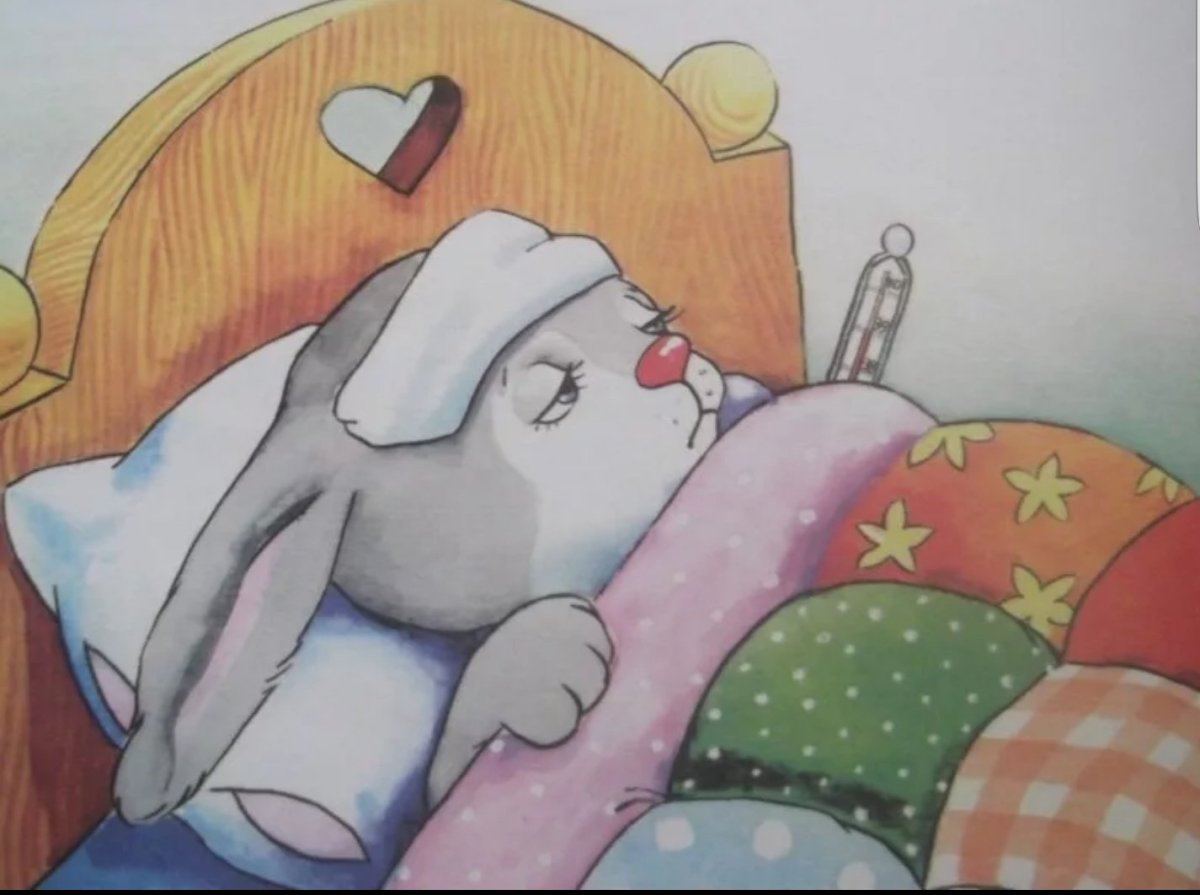 Зайка болеет