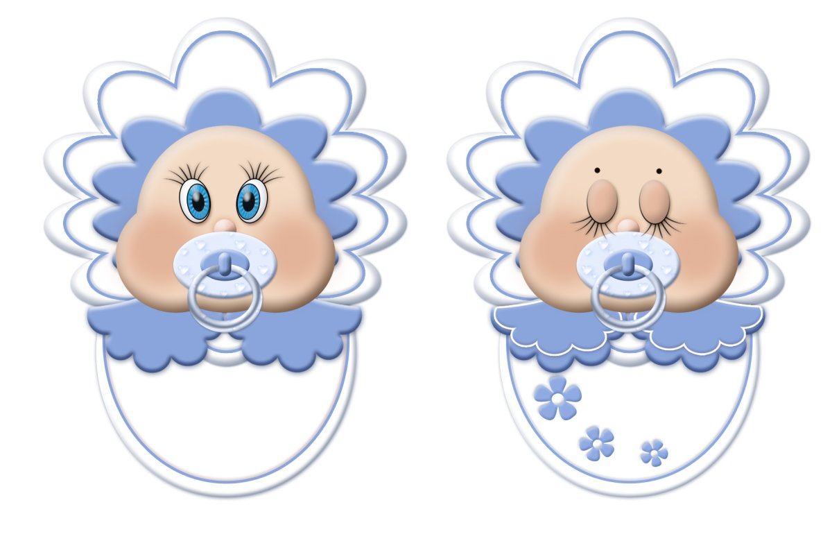 Аист с младенцем