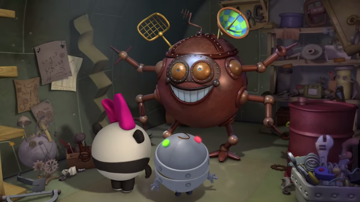 Смешарики Бараш пишет