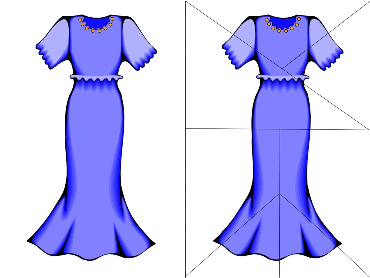 Части платья для детей