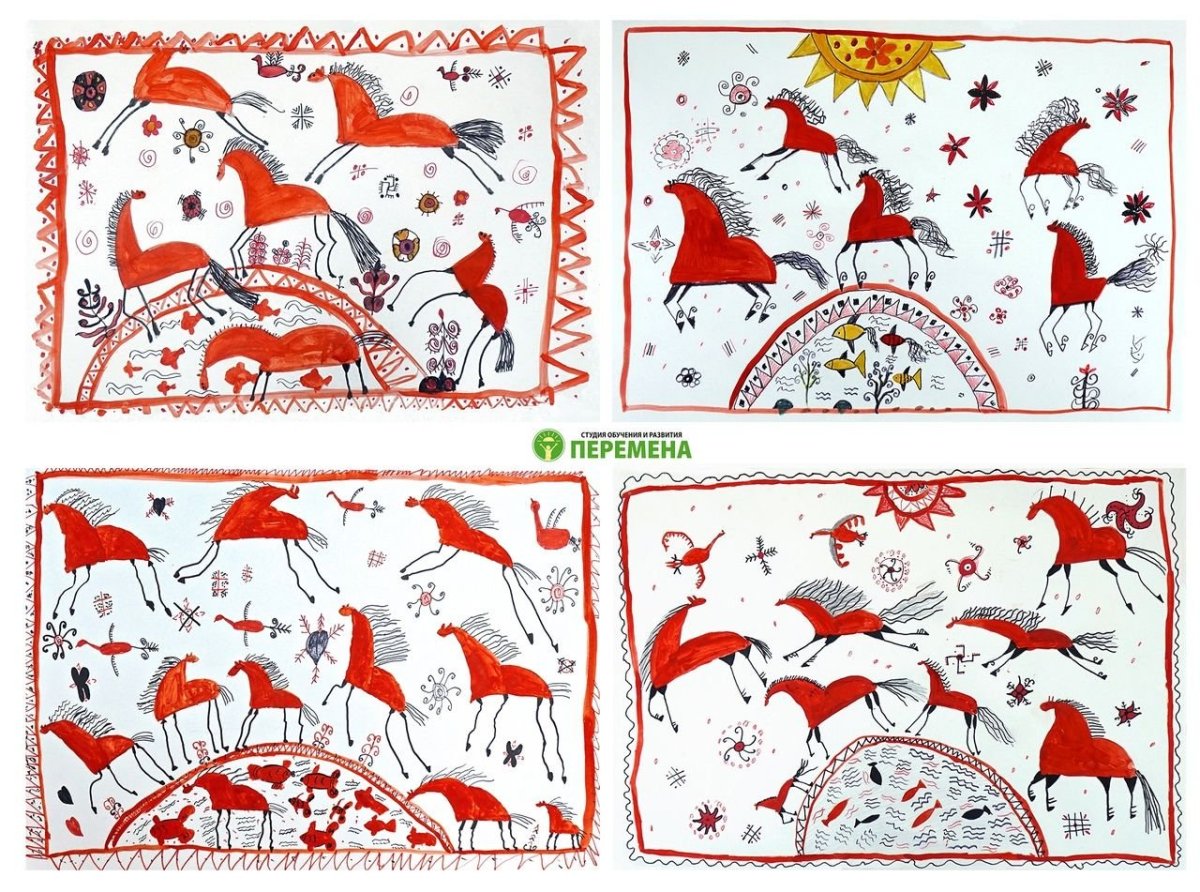 Мезенская роспись Мезени