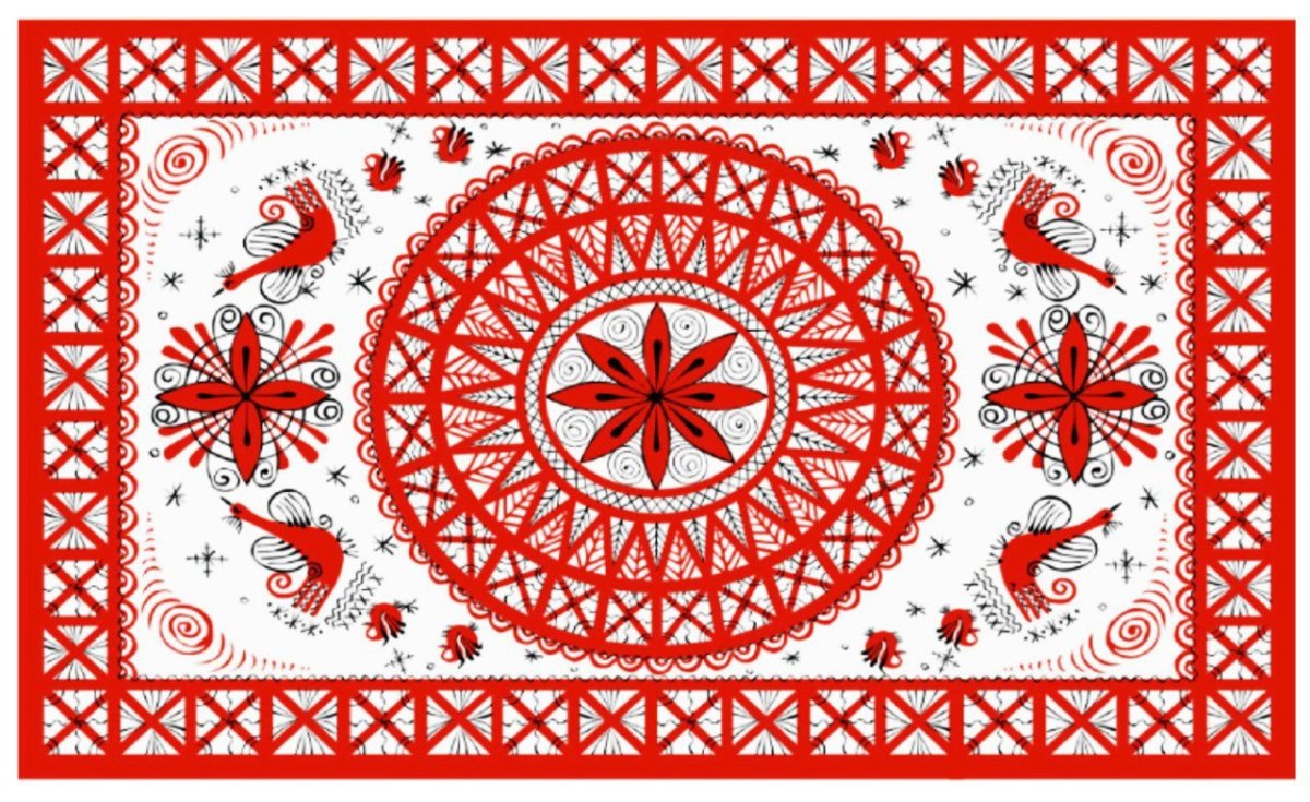 Мезенская роспись