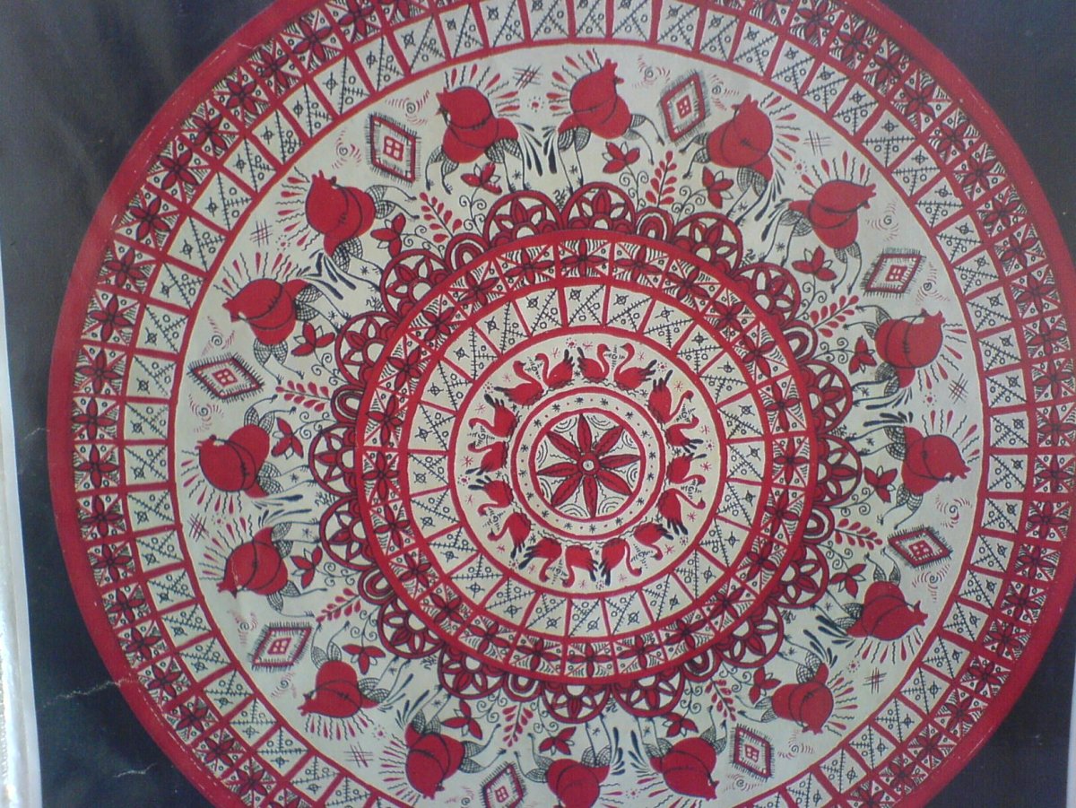 Мезенская роспись элементы орнамента