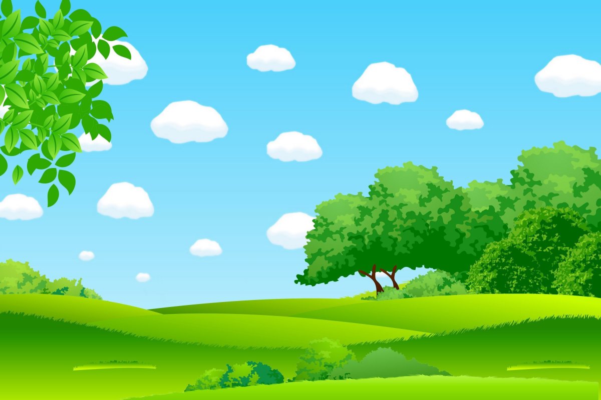 Сад с фруктовыми деревьями для детей