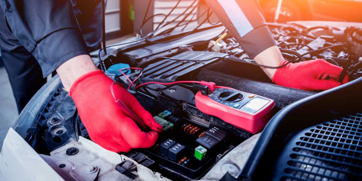 Автоэлектрик рисованная