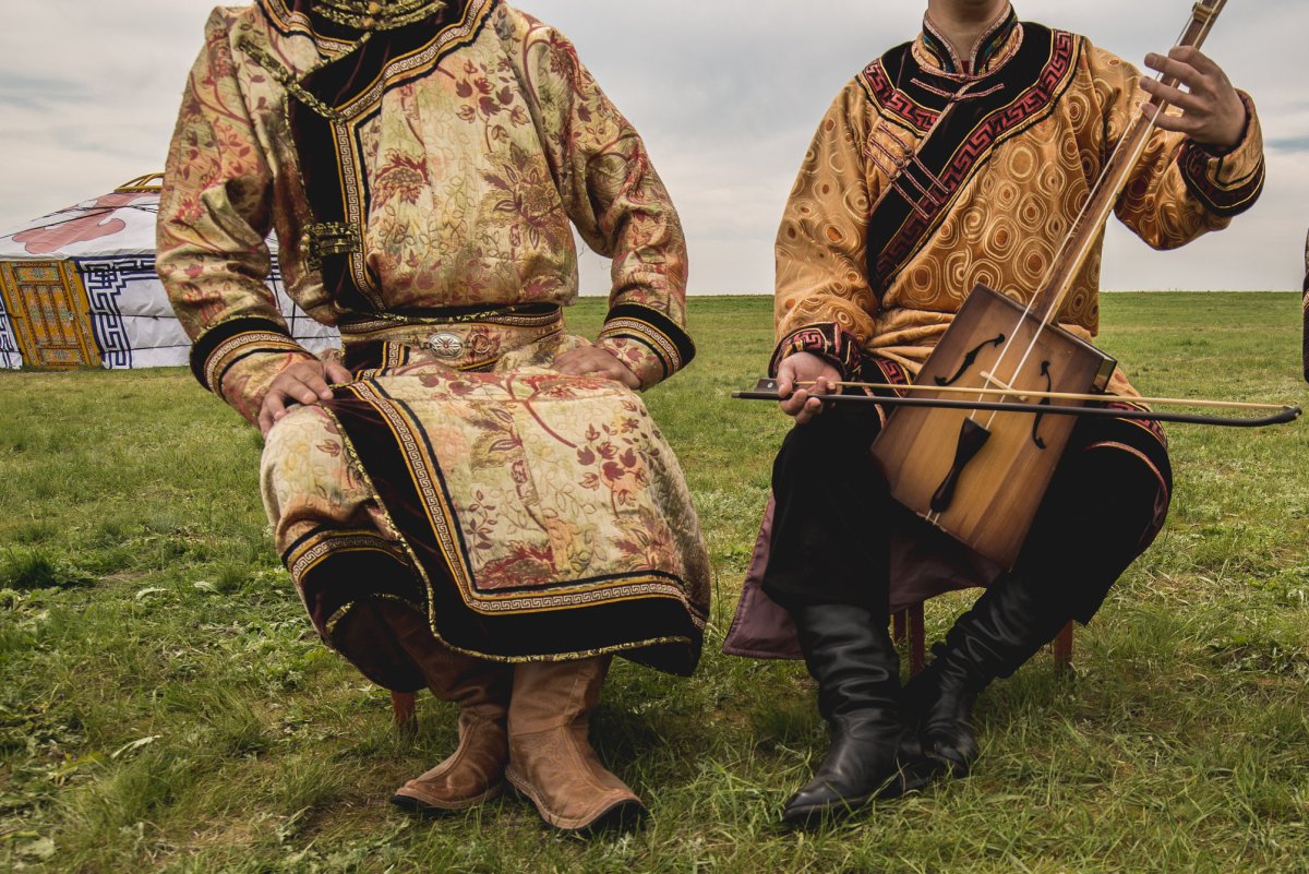 Национальный мужской костюм Калмыков