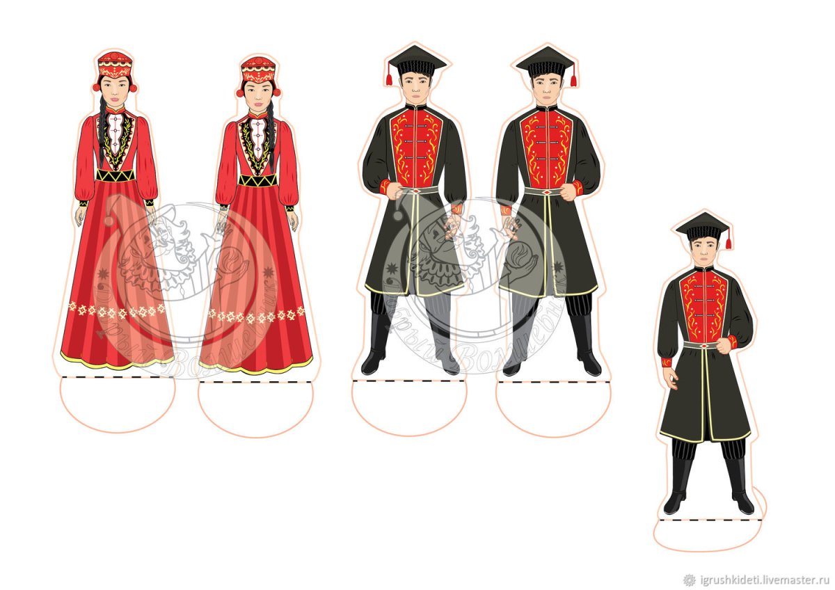 Цегдг калмыцкий костюм