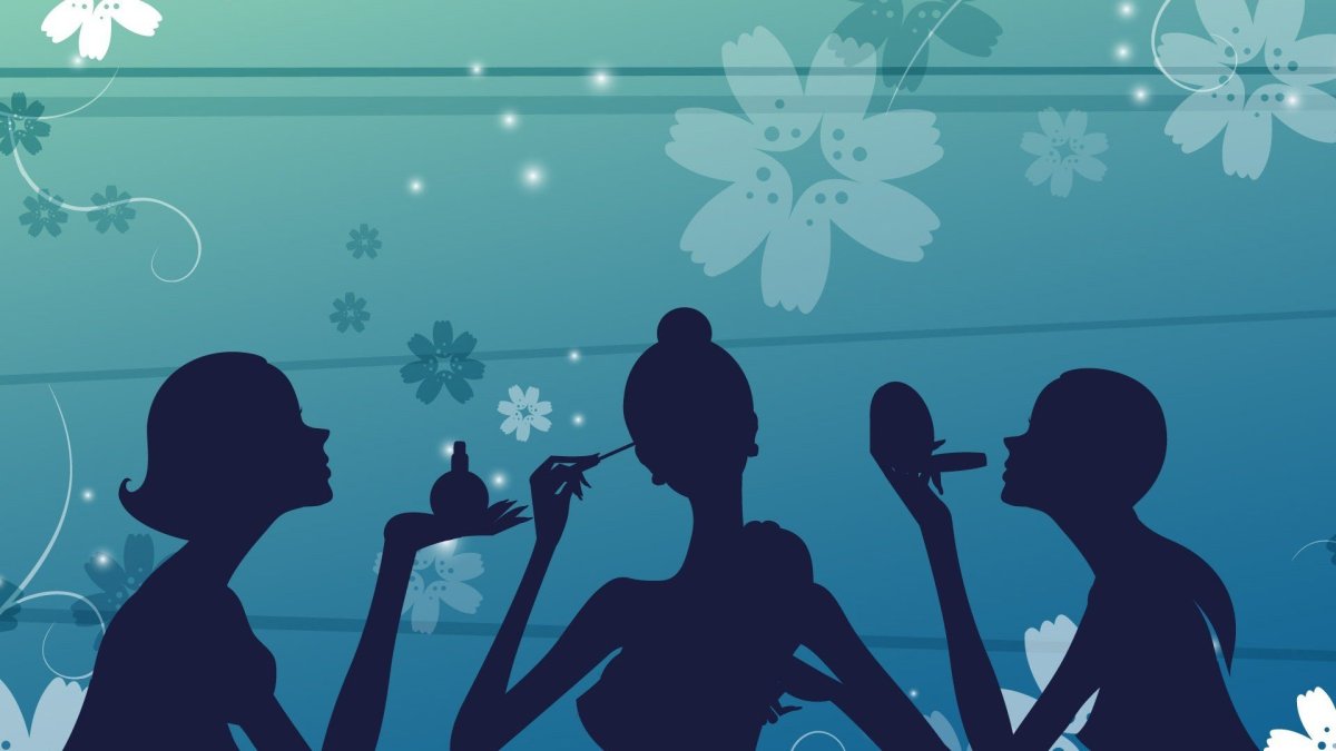 Подружки болтают