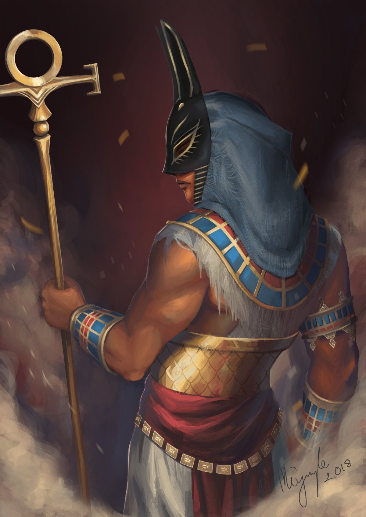 Амон ра Бог Египта арт