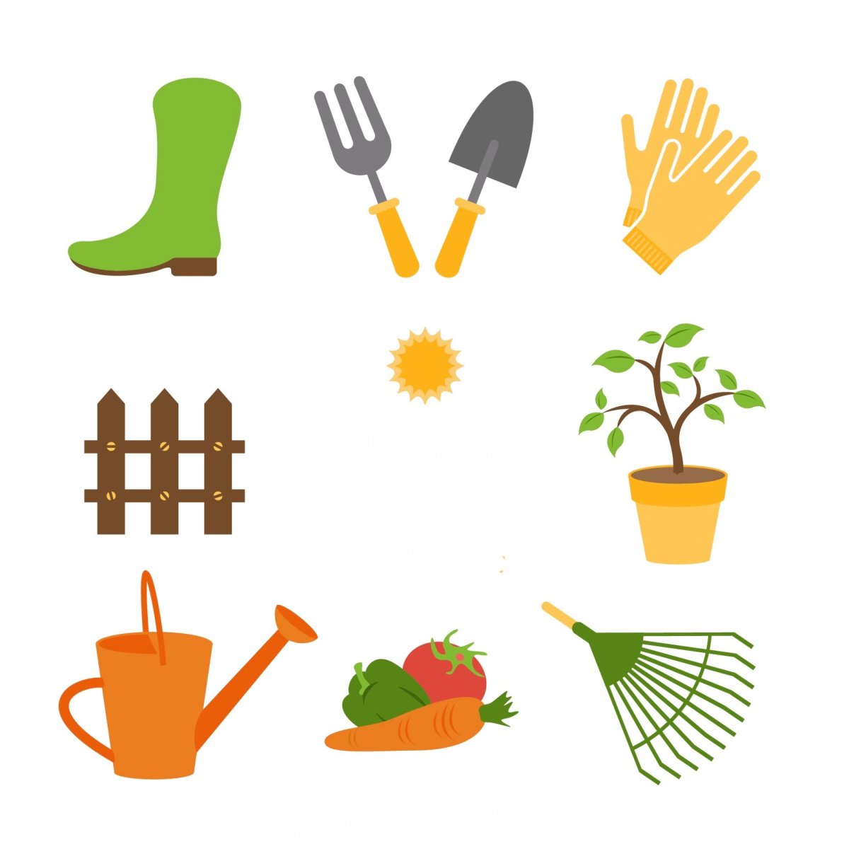 Сад огород вектор