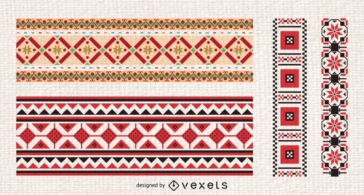 Гангур орнамент народной вышивки Славянского населения Кубани