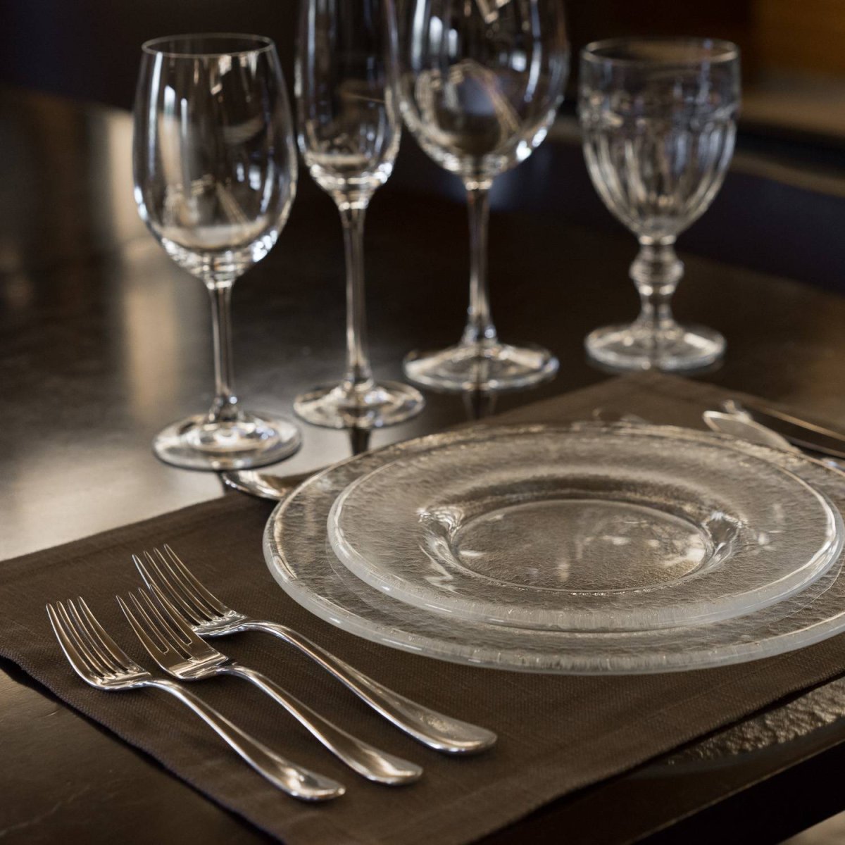 Сервировка бокалов