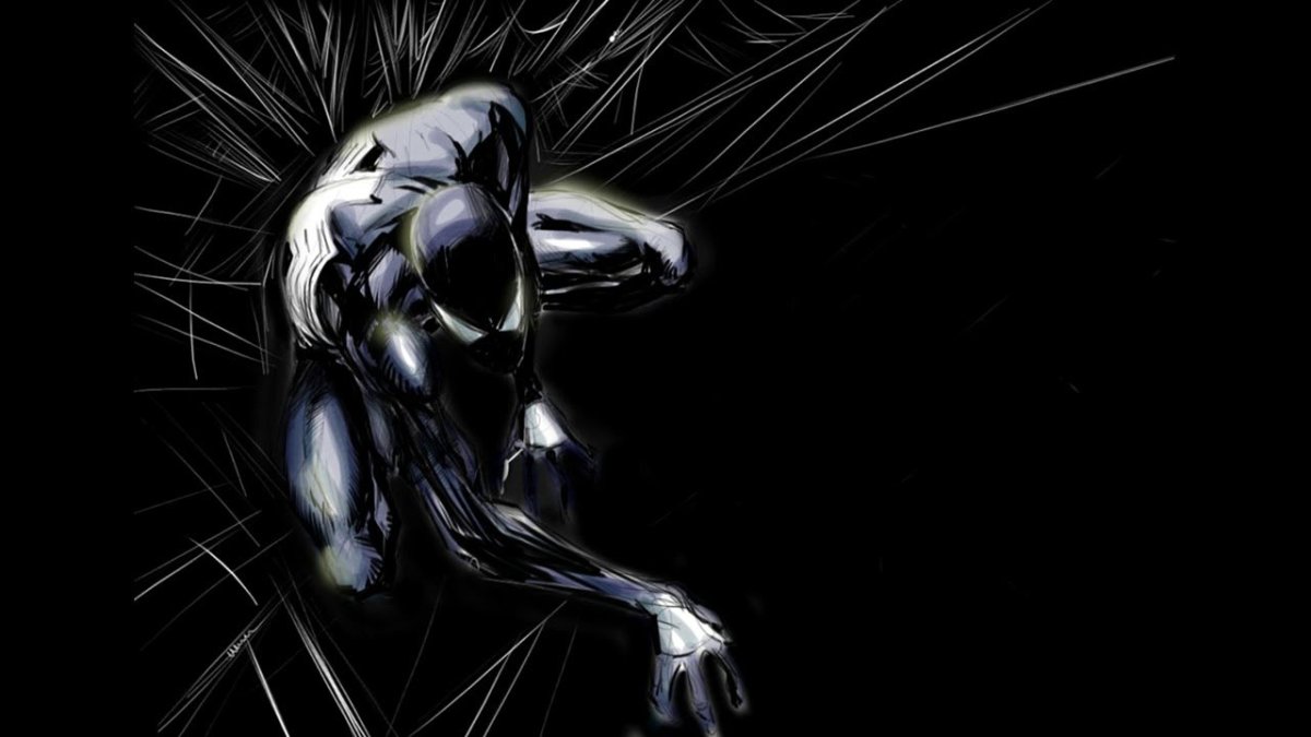 Чёрный человек паук симбиот