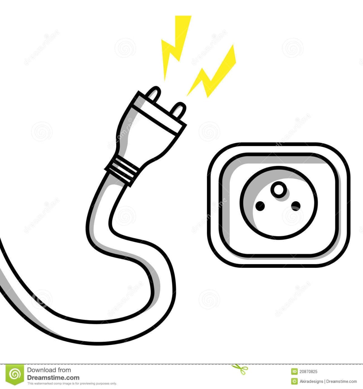 Значок электричества