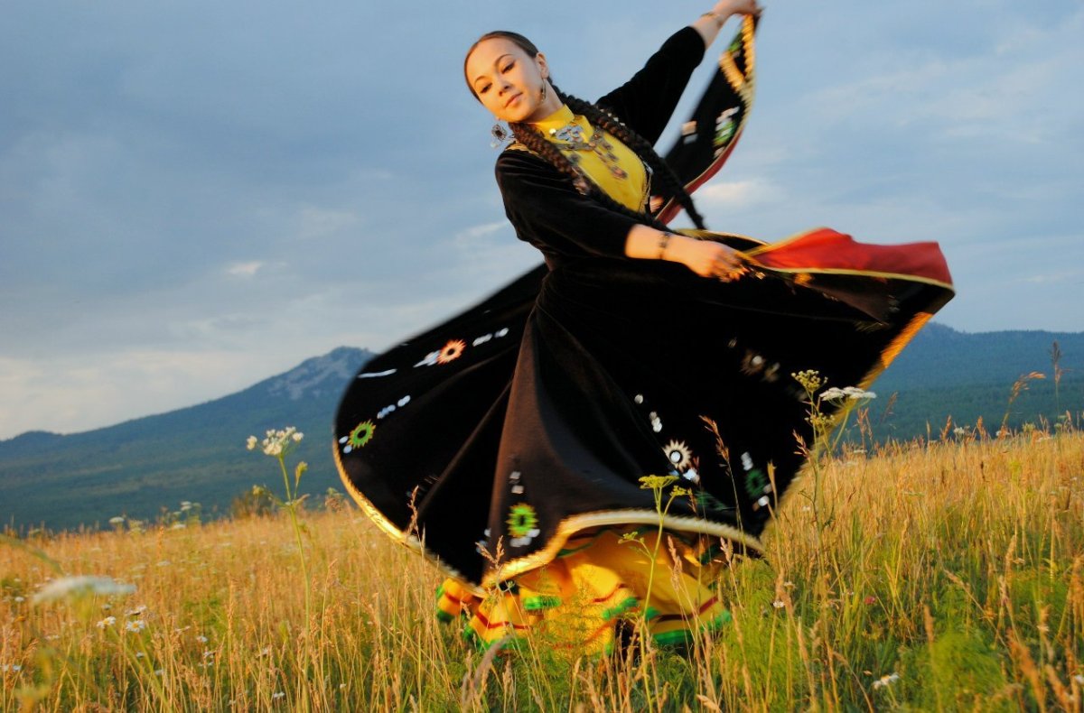 Башкирские танцы для девушек