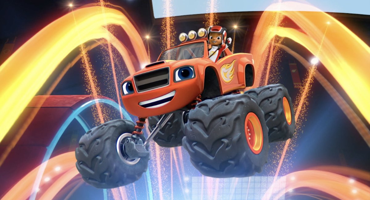 Герои мультика монстр трак