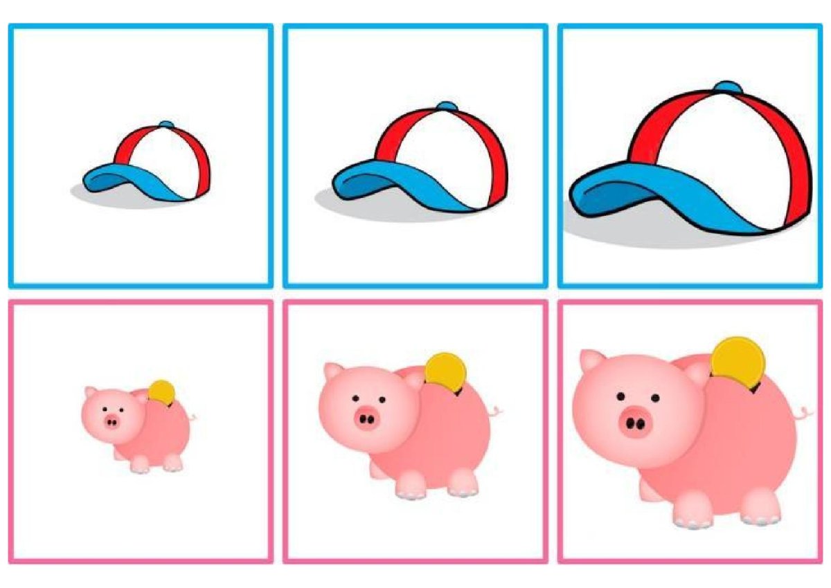 Большой маленький для детей