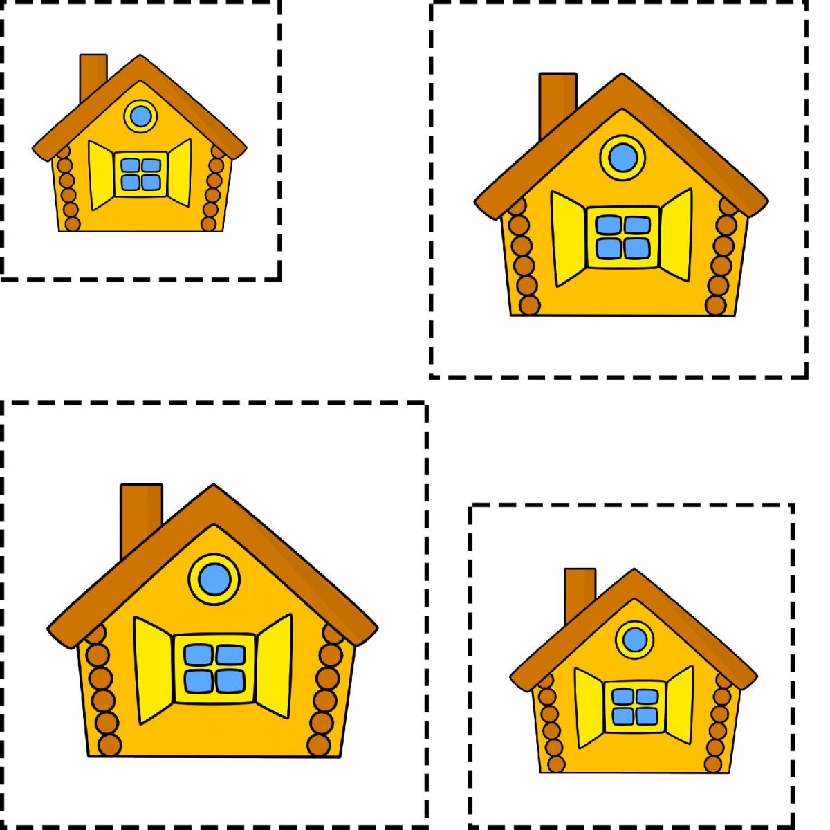 Домики для дошкольников