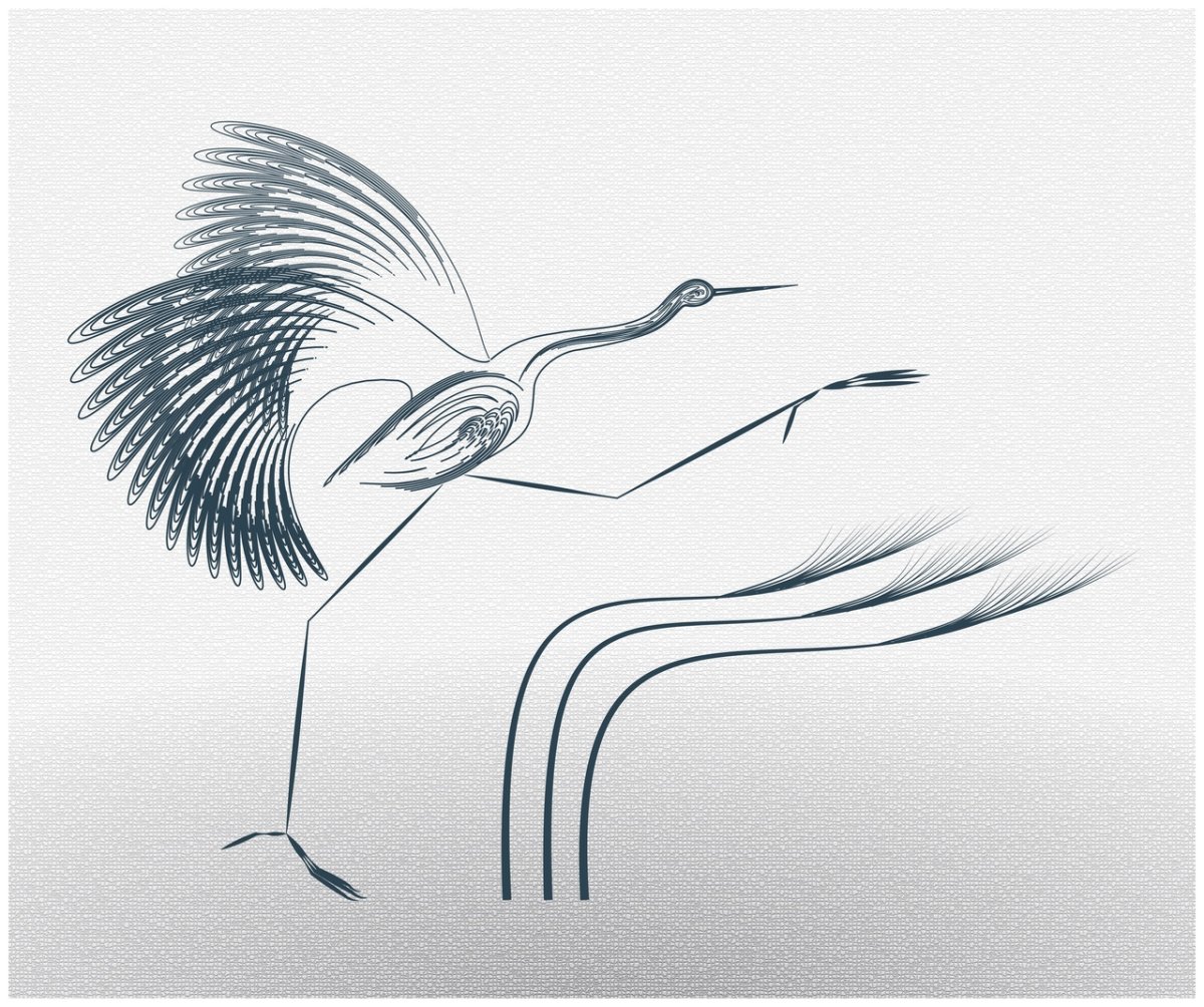 Журавль для детей